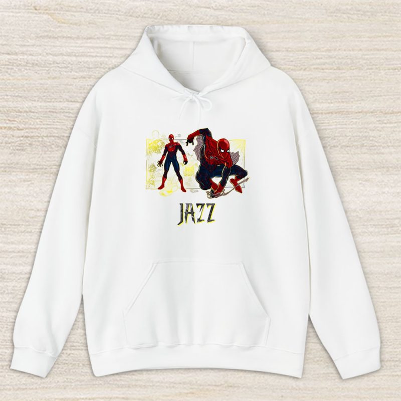 Spiderman NBA Utah Jazz Unisex Hoodie TAH14473