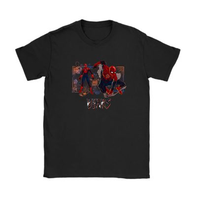 Spiderman NFL Chicago Bears Unisex T-Shirt Cotton Tee TAT14363