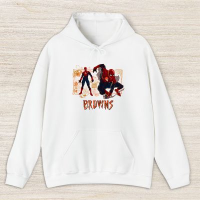 Spiderman NFL Cleveland Browns Unisex Hoodie TAH14373