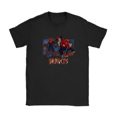 Spiderman NFL Denver Broncos Unisex T-Shirt Cotton Tee TAT14380