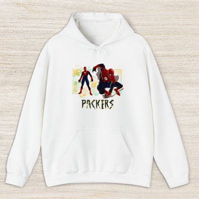 Spiderman NFL Green Bay Packers Unisex Hoodie TAH14393