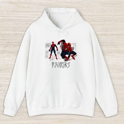 Spiderman NFL Las Vegas Raiders Unisex Hoodie TAH14413