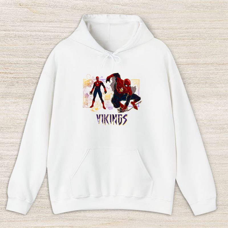 Spiderman NFL Minnesota Vikings Unisex Hoodie TAH14423