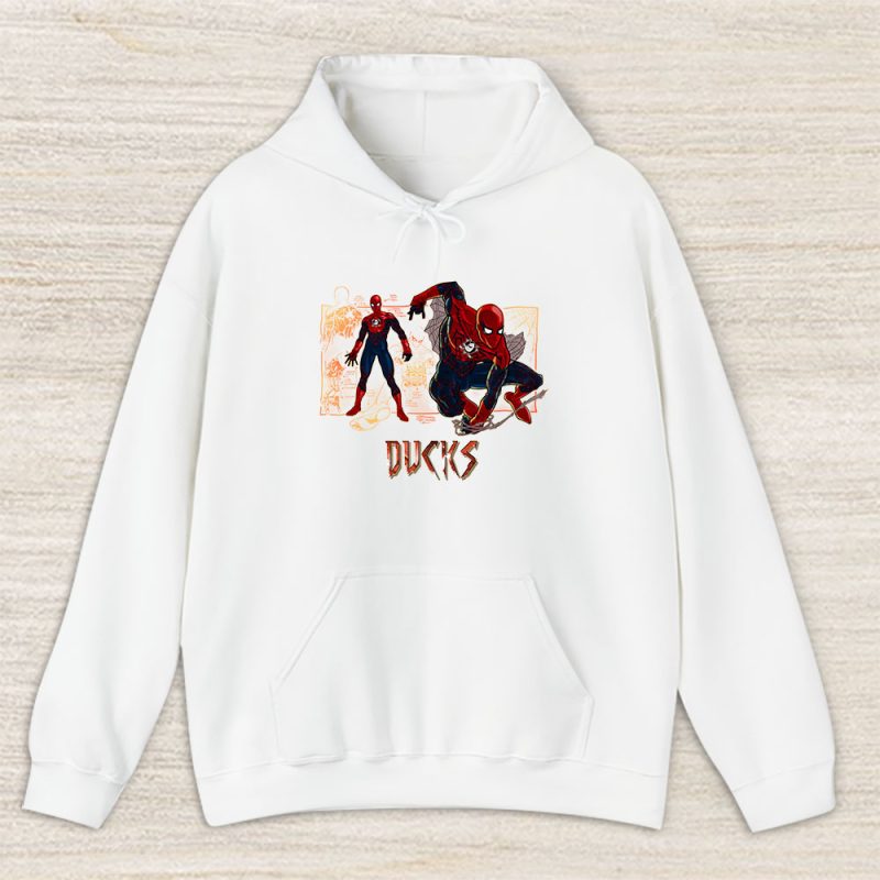 Spiderman NHL Anaheim Ducks Unisex Hoodie TAH14351