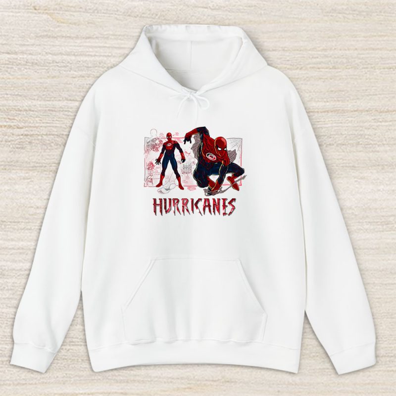 Spiderman NHL Carolina Hurricanes Unisex Hoodie TAH14371