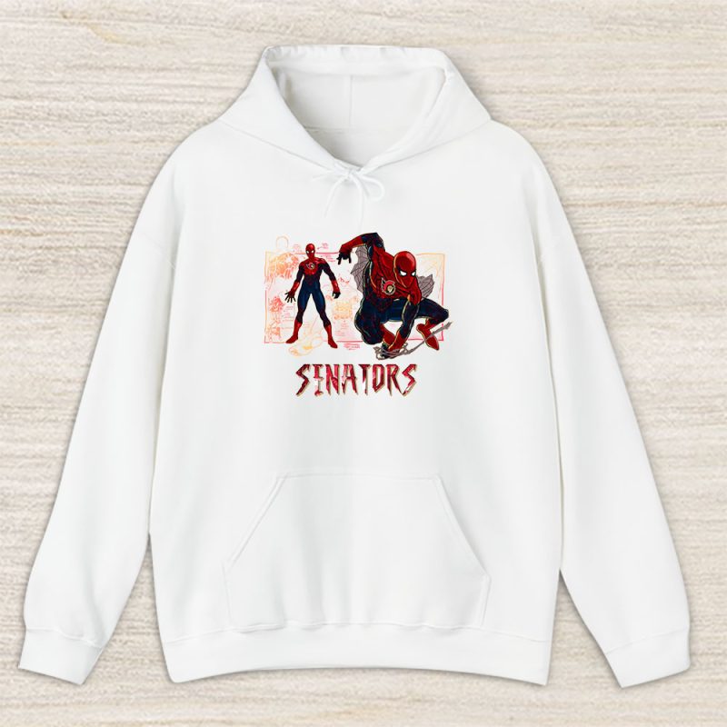 Spiderman NHL Ottawa Senators Unisex Hoodie TAH14439