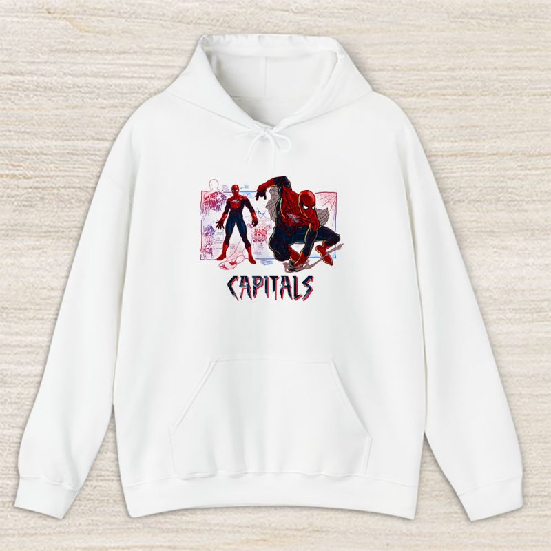 Spiderman NHL Washington Capitals Unisex Hoodie TAH14476