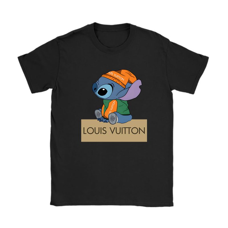 Stitch Louis Vuitton Unisex T-Shirt Cotton Tee TAT14411