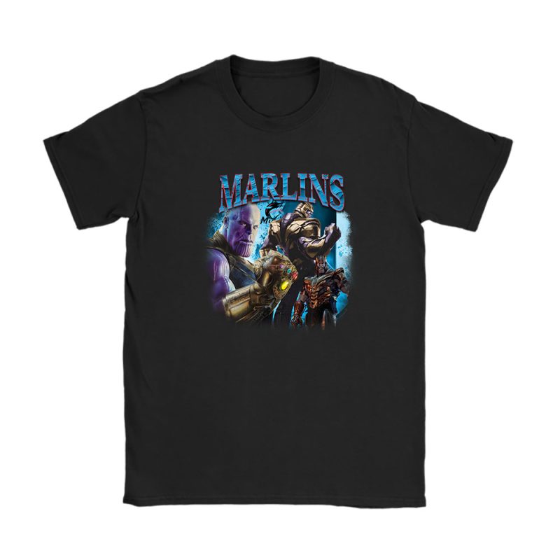 Thanos MLB Miami Marlins Unisex T-Shirt Cotton Tee TAT14533