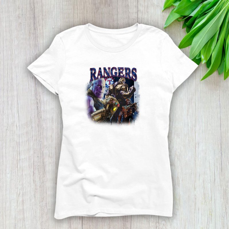 Thanos MLB Texas Rangers Lady T-Shirt Women Tee LTL14567