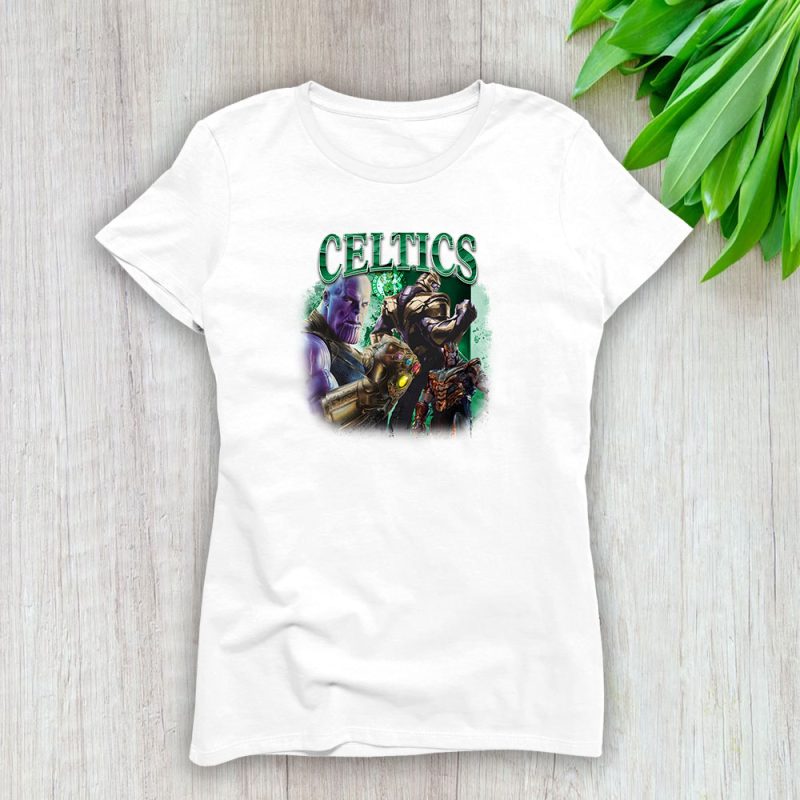 Thanos NBA Boston Celtics Lady T-Shirt Women Tee LTL14486