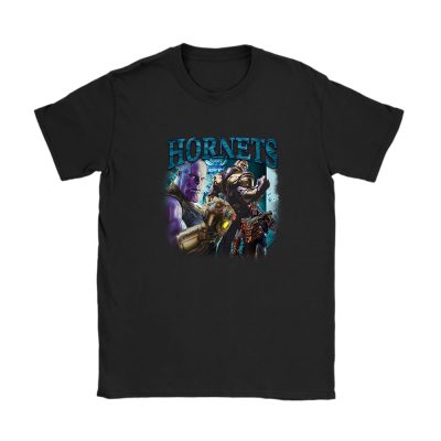 Thanos NBA Charlotte Hornets Unisex T-Shirt Cotton Tee TAT14498