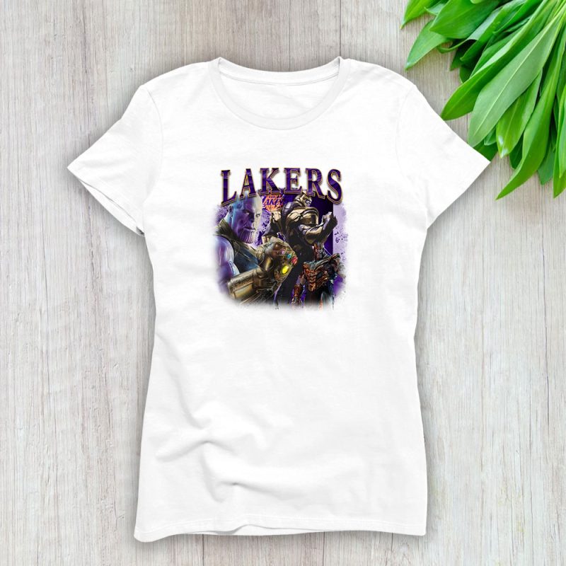 Thanos NBA Los Angeles Lakers Lady T-Shirt Women Tee LTL14525