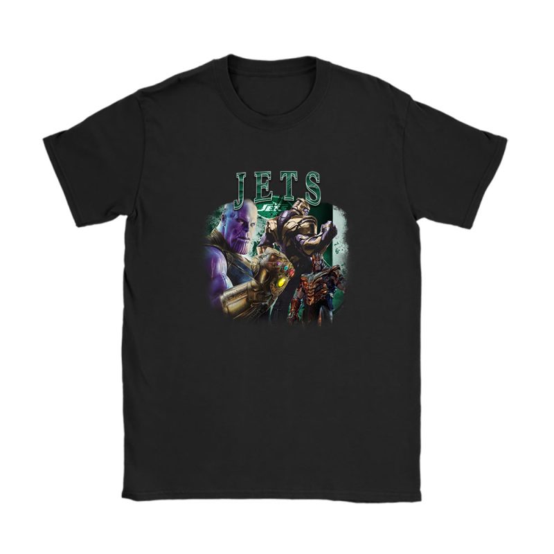 Thanos NFL New York Jets Unisex T-Shirt Cotton Tee TAT14538