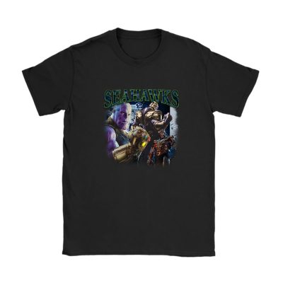 Thanos NFL Seattle Seahawks Unisex T-Shirt Cotton Tee TAT14563