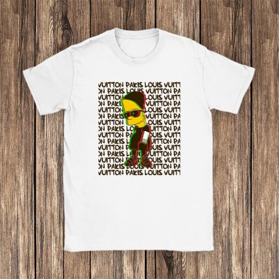 The Simpsons Bart Simpson Louis Vuitton Unisex T-Shirt Cotton Tee TAT14555