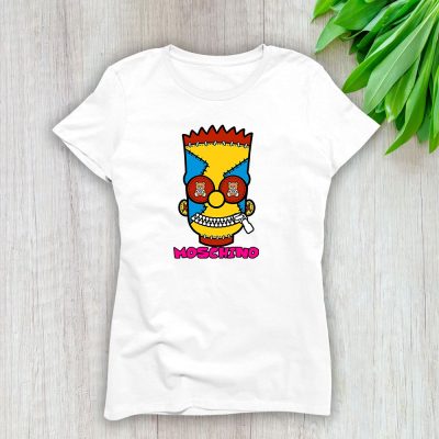 The Simpsons Bart Simpson Moschino Lady T-Shirt Women Tee LTL14068