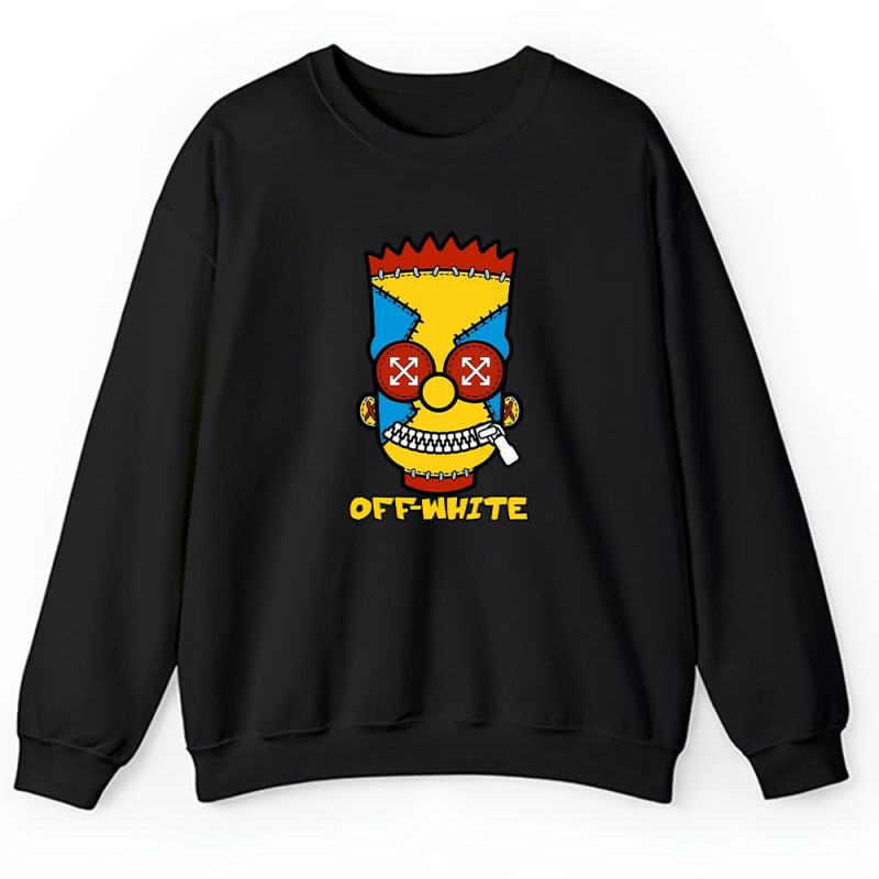 The Simpsons Bart Simpson Off-White Unisex Sweatshirt TAS14069