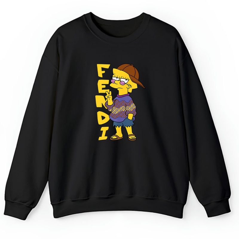 The Simpsons Lisa Simpson Fendi Unisex Sweatshirt TAS14075