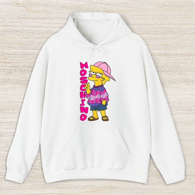 The Simpsons Lisa Simpson Moschino Unisex Hoodie TAH14077