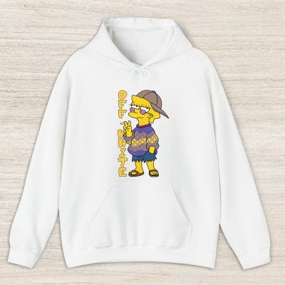 The Simpsons Lisa Simpson Off-White Unisex Hoodie TAH14078