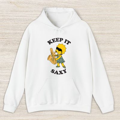 The Simpsons Lisa Simpson Saxophone Keep It Saxy Coach Unisex Hoodie TAH14082