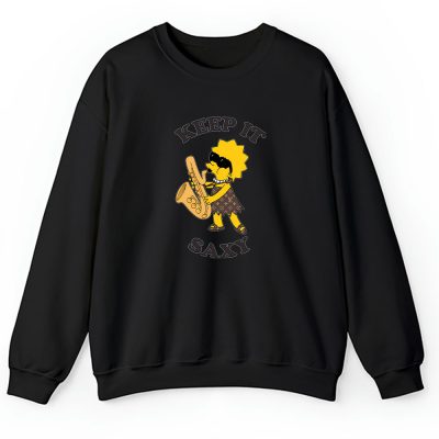 The Simpsons Lisa Simpson Saxophone Keep It Saxy Louis Vuitton Unisex Sweatshirt TAS14085