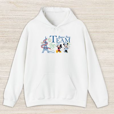 Usa Eiffel Tower X Mickey And Minnie Team Argentina X 2024 Paris Summer Unisex Hoodie TAH12803