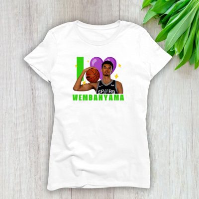 Victor Wembanyama 1 Alien X San Antonio Spurs Basketball Team X Gift For Fan Lady T-Shirt Women Tee LTL14282