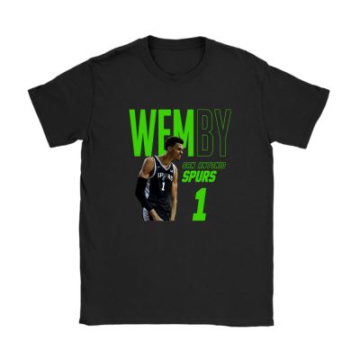 Victor Wembanyama 1 X San Antonio Spurs Basketball Team X Gift For Fan Unisex T-Shirt Cotton Tee TAT14279