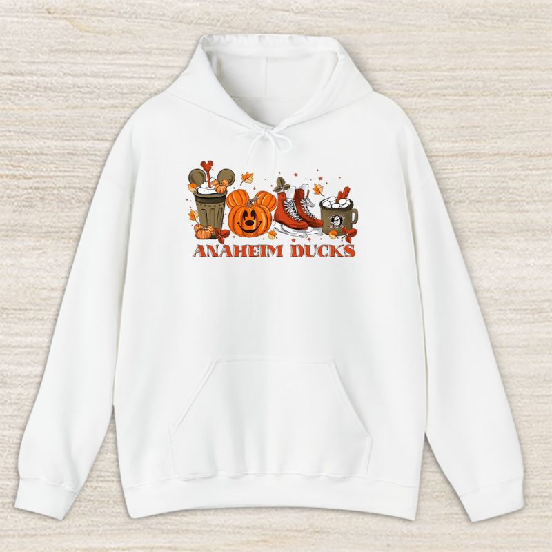 Anaheim Ducks x Halloween Horror Nights x Pumpkin Face Unisex Hoodie TAH14681