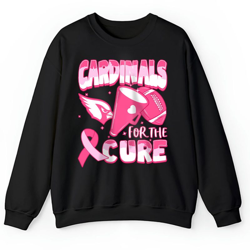 Arizona Cardinals Support Cancer Warrior x Cancer Awareness x Breast Cancer Gift Unisex Sweatshirt TAS15858