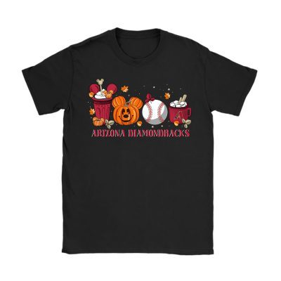 Arizona Diamondbacks x Halloween Horror Nights x Pumpkin Face Unisex T-Shirt Cotton Tee TAT15528