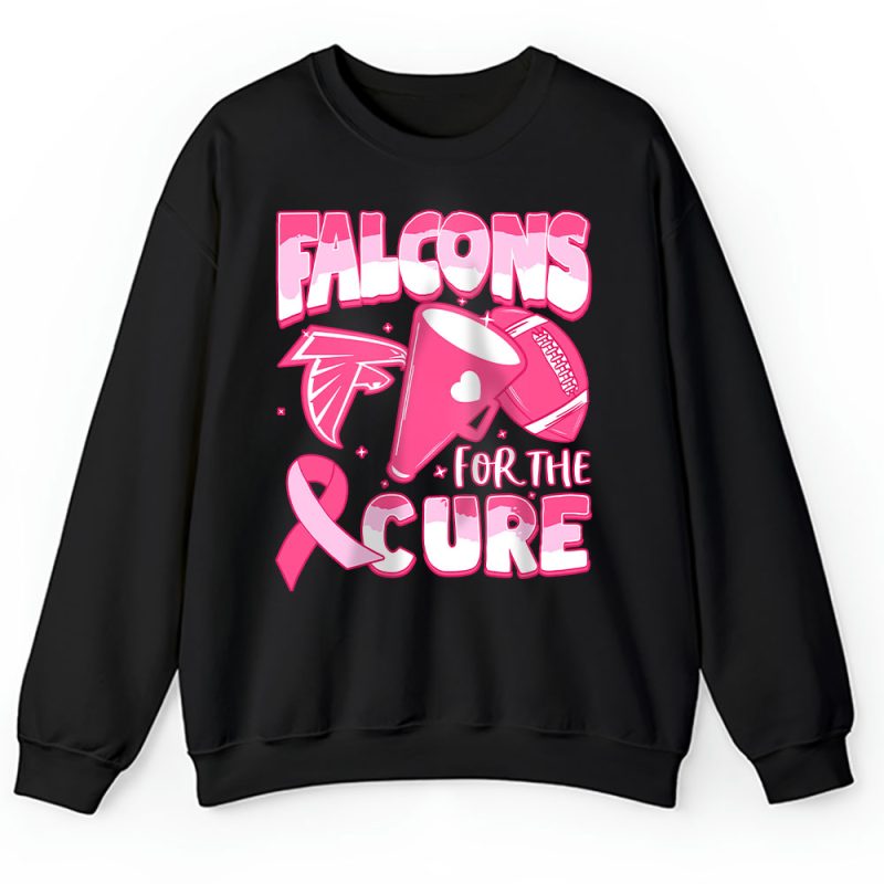 Atlanta Falcons Support Cancer Warrior x Cancer Awareness x Breast Cancer Gift Unisex Sweatshirt TAS15868