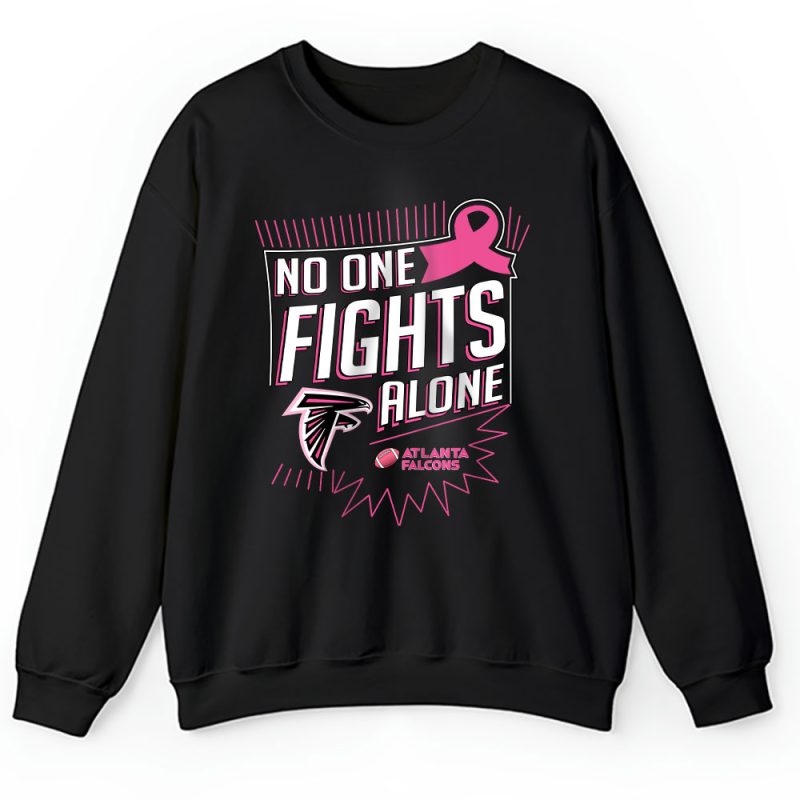 Atlanta Falcons Support Cancer Warrior x No One Fight Alone Unisex Sweatshirt TAS15863