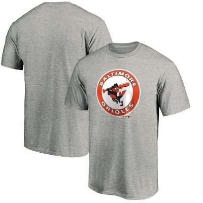 Baltimore Orioles Ash Cooperstown Collection Forbes Unisex T-Shirt Cotton Tee