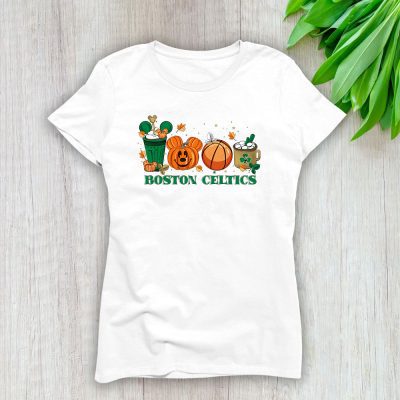 Boston Celtics x Halloween Horror Nights x Pumpkin Face Lady T-Shirt Women Tee LTL15561