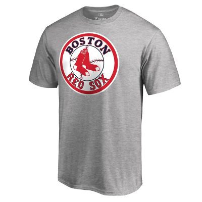 Boston Red Sox Ash Cooperstown Collection Forbes Unisex T-Shirt Cotton Tee