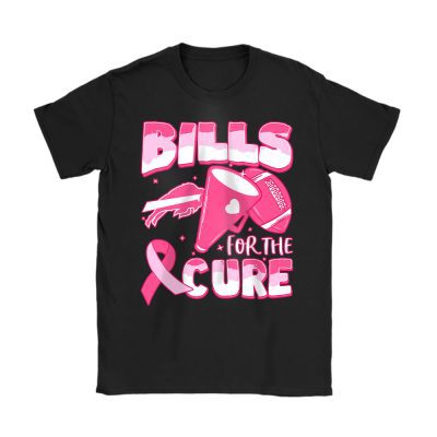 Buffalo Bills Support Cancer Warrior x Cancer Awareness x Breast Cancer Gift Unisex T-Shirt Cotton Tee TAT15898