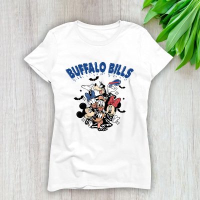 Buffalo Bills x Halloween Masquerade NFL x Disneyland Lady T-Shirt Women Tee LTL15170