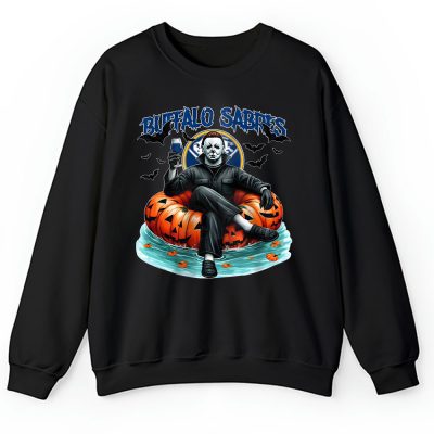 Buffalo Sabres x Halloween Masquerade NHL x Michael Myers Masked Killer Unisex Sweatshirt TAS15814