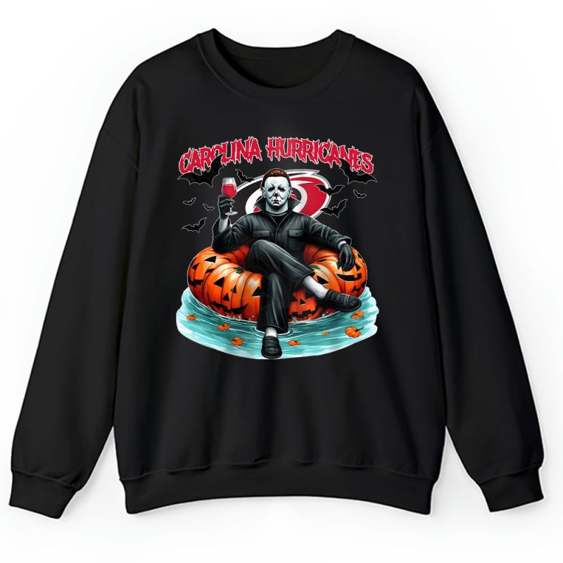 Carolina Hurricanes x Halloween Masquerade NHL x Michael Myers Masked Killer Unisex Sweatshirt TAS15815