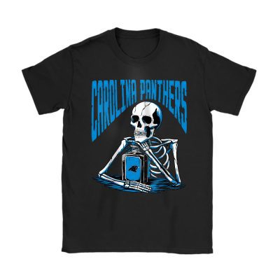 Carolina Panthers x Grim Reaper x NFL Halloween Unisex T-Shirt Cotton Tee TAT16255