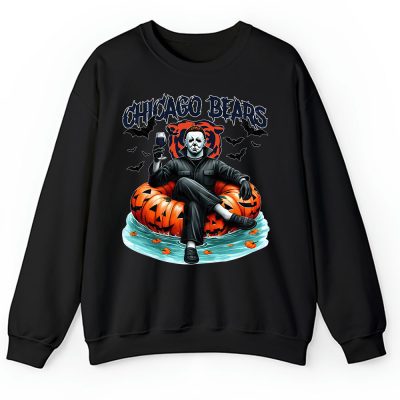 Chicago Bears x Halloween Horror x Michael Myers Masked Killer Unisex Sweatshirt TAS15593