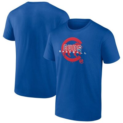 Chicago Cubs Royal Stellar Unisex T-Shirt Cotton Tee