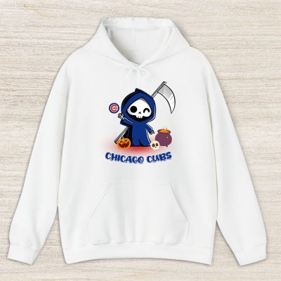 Chicago Cubs x Grim Reaper Cute Spooky x MLB Halloween Unisex Hoodie TAH14731