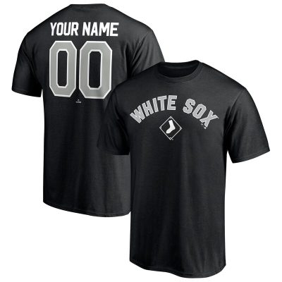 Chicago White Sox Black Personalized Team Winning Streak Name & Number Unisex T-Shirt Cotton Tee