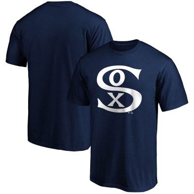 Chicago White Sox Navy Cooperstown Collection Forbes Team Unisex T-Shirt Cotton Tee