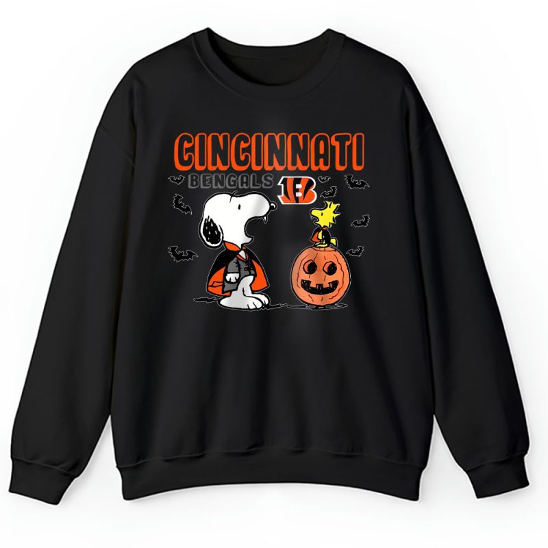 Cincinnati Bengals x Happy Halloween NFL x Snoopy Copy Unisex Sweatshirt TAS15212