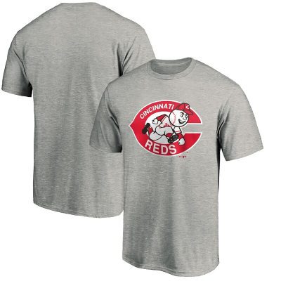 Cincinnati Reds Heather Gray Cooperstown Collection Forbes Unisex T-Shirt Cotton Tee